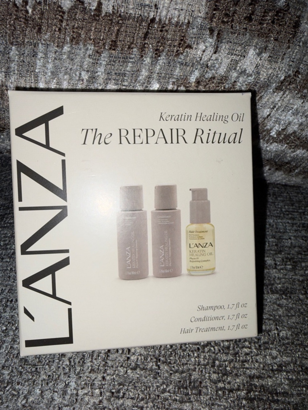 L'ANZA The Repair Ritual Keratin Healing Oil Set